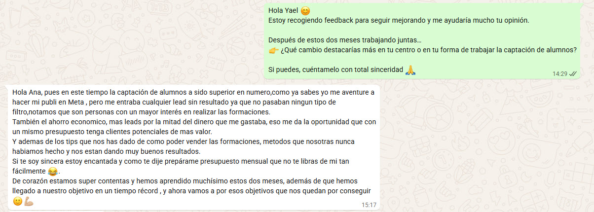 Reseña de Cliente — Abril