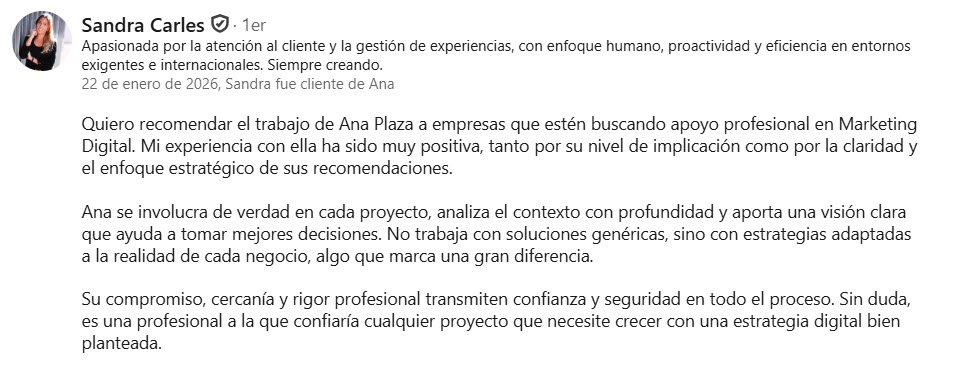 Reseña de Sandra Carles